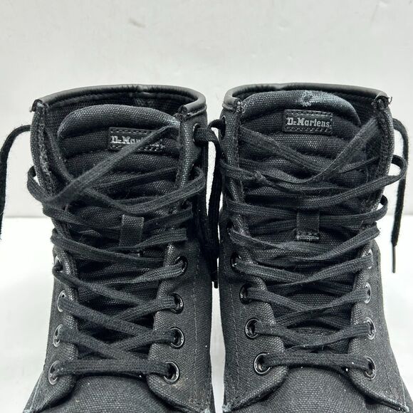 Dr. Martens Ankle Boots Size 5 L Air Wair Sheridan Black Matte Softwair Footbed - Picture 5 of 13